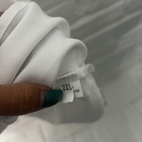 Work event party sprinf summer white women top sz 2xl - Picture 5 of 7